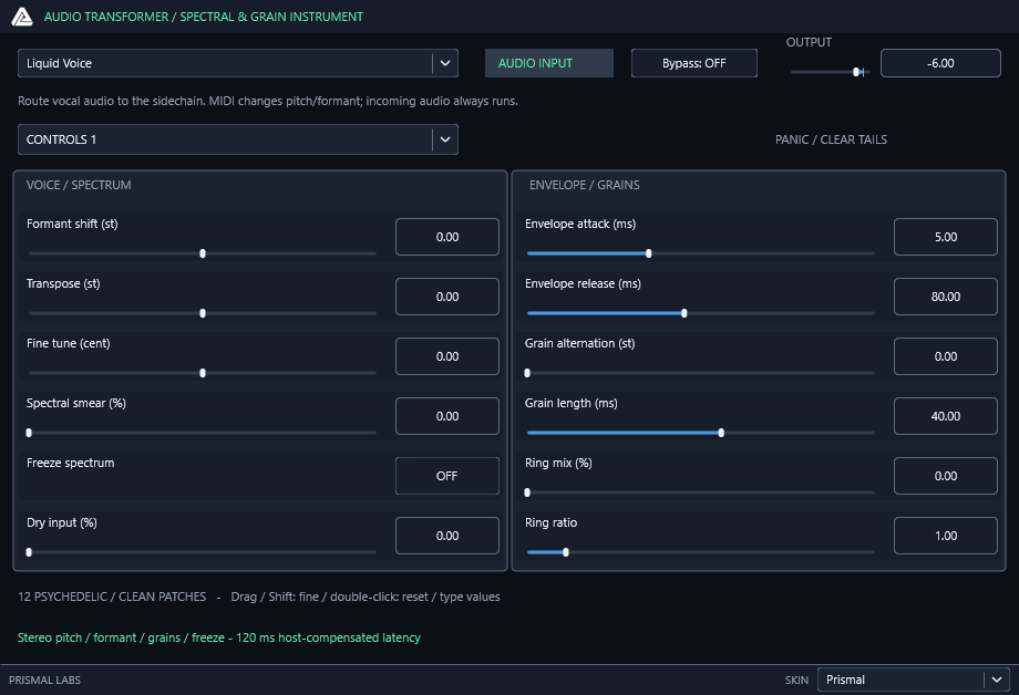 AudioTransformer native editor