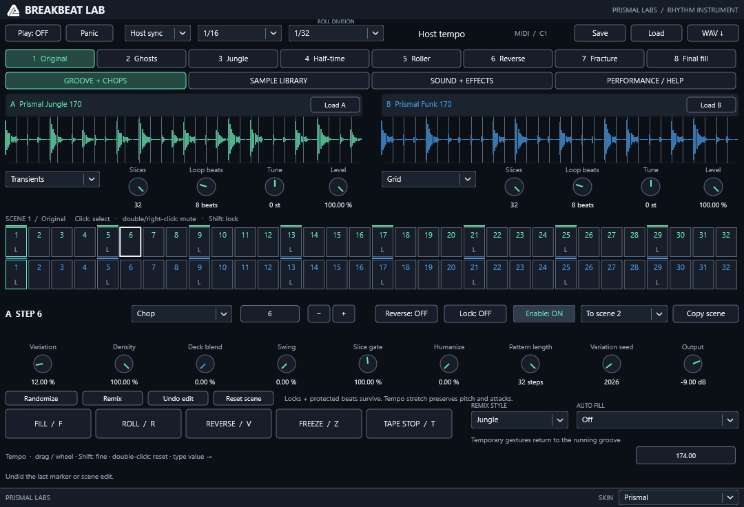 BreakbeatLab native editor
