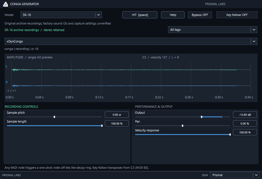 CongaGenerator native editor