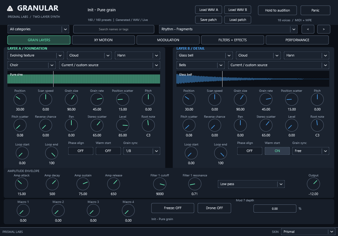 GranularSynth native editor