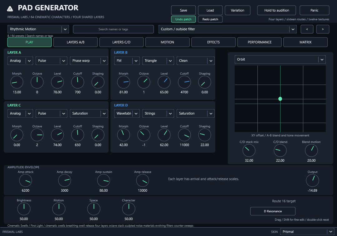 PadGenerator native editor
